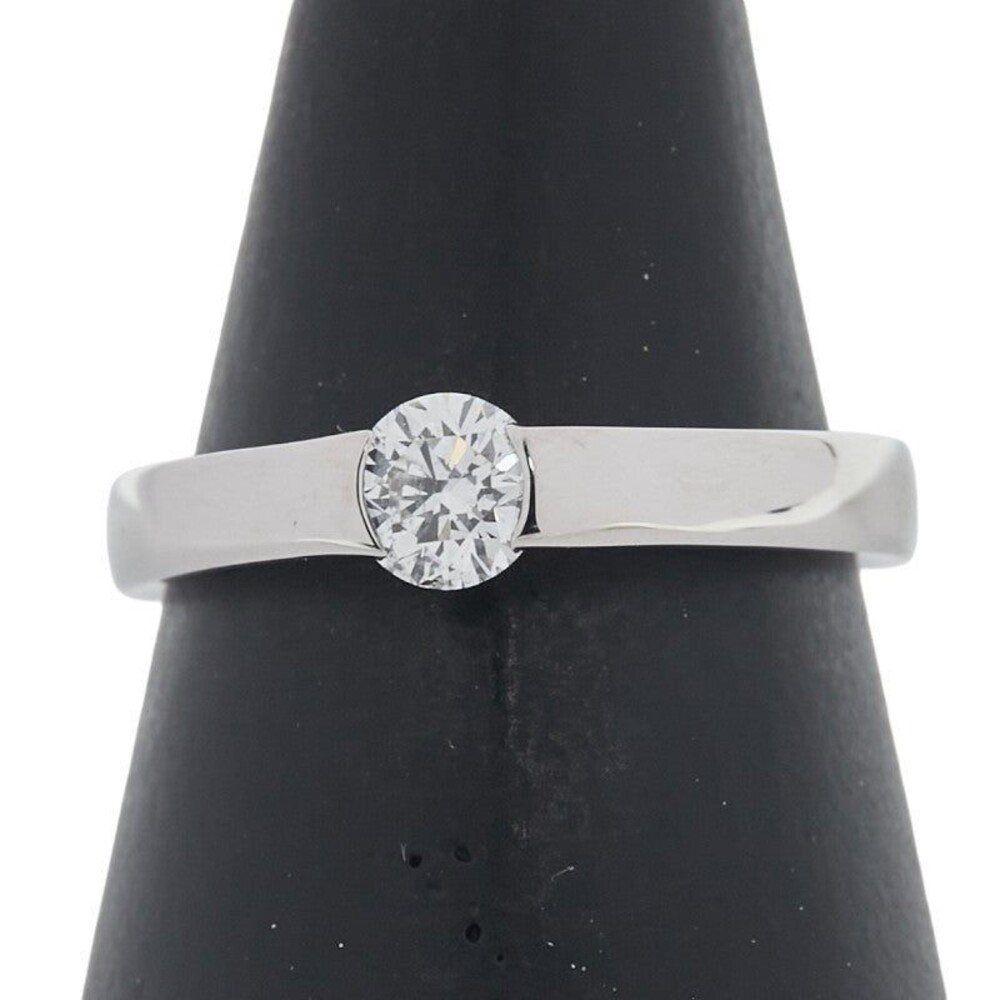 Unbranded Diamond Platinum 900 Ring Silver